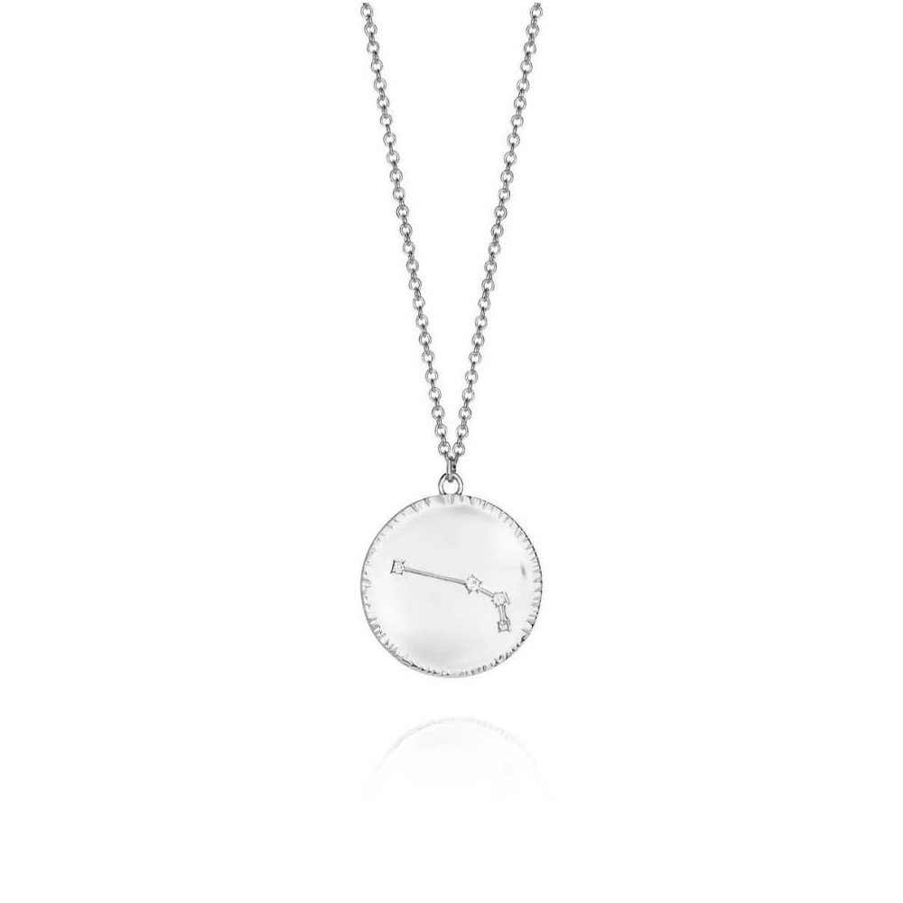 61014C000-38AR - Cadena de plata con horóscopo Aries