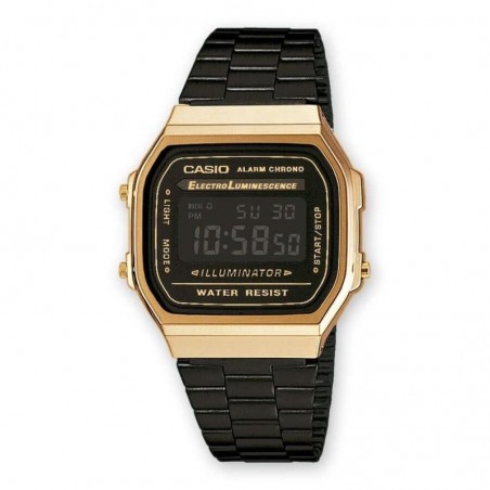 Reloj Casio dorado con brazalete ip negro
