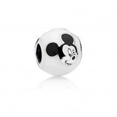 796339ENMX - Charm Pandora de plata Mickey Expresivo con esmalte