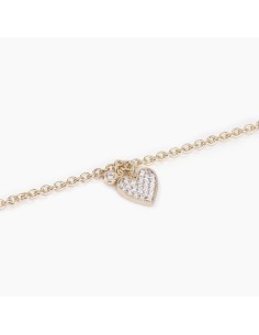 533450 - Pulsera de Plata con Colgante Corazón y Circonitas Blancas – Pulsera Plata 925 Mujer 2