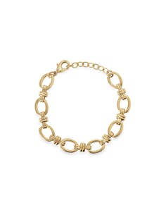 X9763717 - Pulsera de eslabones bañada en oro de 18 quilates | Joyería elegante