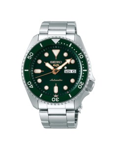 SRPD63K1 - Seiko 5 Sports SRPD63K1 – Reloj Automático 42,5 mm Verde con Bisel Giratorio y Resistencia al Agua 100 m