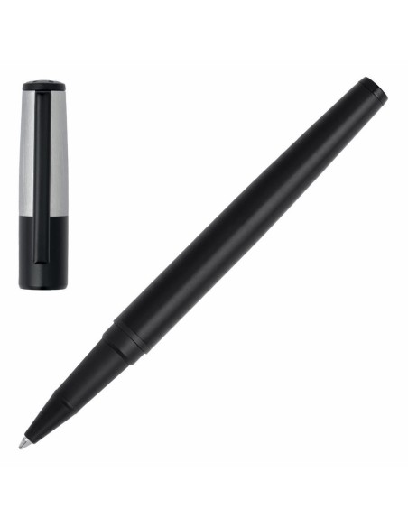 HSN1895B - ROLLERBALL GEAR MINIMAL BLACK & CHROME HUGO BOSS (HSN1895B)