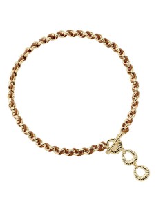 2681000-806-TU - COLLAR MIDI TWIGGY - acabado ORO / CAMELLO