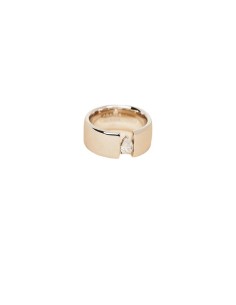 2220501-136 - Anillo ancho JADE - Cristal / Plateado