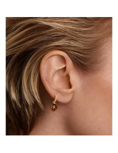 PG01-682-U - Piercing Fuji Ojo de Tigre & Circonita ip oro 18k 2