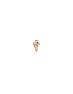 PG01-679-U - Piercing Akiro Cuarzo Rutilado ip oro 18k