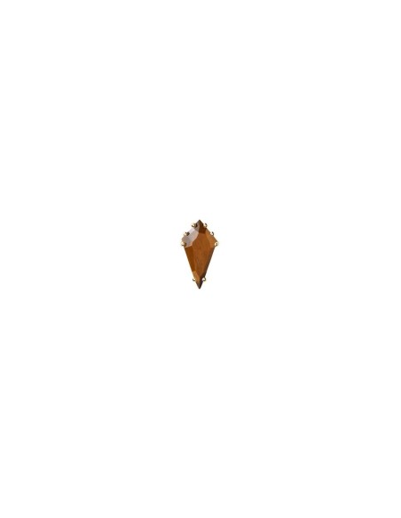 PG01-677-U - Piercing Akiro Ojo de Tigre ip oro 18k