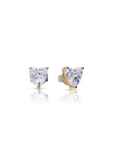 6213651582 - Pendientes de corazón con circonitas Diamonfire en forma de corazón engastadas en garra