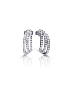 6217641082 - Pendientes Diamonfire de Plata con Circonitas