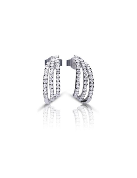 6217641082 - Pendientes Diamonfire de Plata con Circonitas