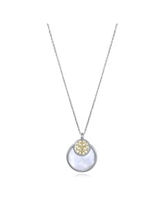13272C100-60 - Colgante Viceroy Jewels de plata de ley con nácar y árbol de la vida en acabado dorado