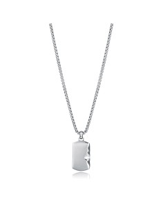 14390C01000 - Collar Viceroy Fashion de acero con colgante placa y cadena para hombre