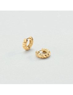 2381630-157-TU - Pendientes criollas Ramatuelle doradas | Clásico elegante Agatha París