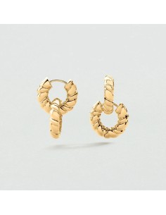 2381631-157-TU - Pendientes criollas Ramatuelle doradas finas | Aros elegantes Agatha París