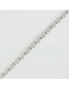 2451211-064-TU - Pulsera de cadena GAMBETTA plateada con baño de rodio | Agatha París 2