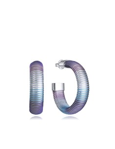 14361E01013 - Pendientes Viceroy Laura Escanes 14361E01013 de acero tubogas azul y morado