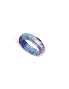 14361A01413 - Anillo Viceroy Laura Escanes 14361A01413 de acero tubogas azul y morado