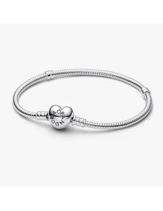 594594C00 - Pulsera Pandora Moments Cadena de Serpiente y Corazón