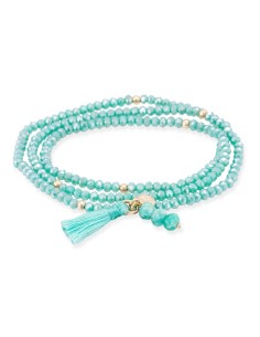 90492UT - Pulsera Zen Paraíba Marina Garcia de Plata de Ley Chapada en Oro | SM Joyeros 2