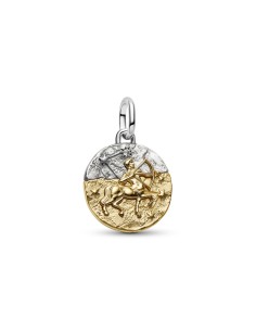 764988C01 - Charm Medallón en plata de ley y con un recubrimiento en oro de 14k Zodiaco Sagitario