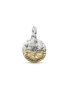 764987C01 - Charm Medallón en plata de ley y con un recubrimiento en oro de 14k Zodiaco Capricornio 2