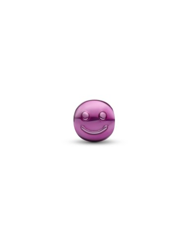 794815C01 - Charm Mini en plata de ley Cara Feliz Rosa