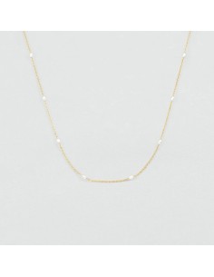 2680493-978-TU - Collar JASMIN Dorado con Perlas de Cristal | AGATHA