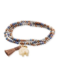 90905UE - Pulsera ZEN CHOCOLATE con elefante 2