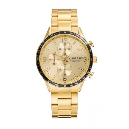 401141-95 - Reloj Viceroy de Hombre Brazalete de acero e ip dorado  