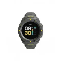Reloj Mark Maddox Smart Watch de metal gris y correa de silicona