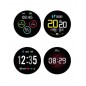 HS1000-50 - Pack Reloj Mark Maddox Smart Watch de metal e ip negro con 2 correas en negro y marron