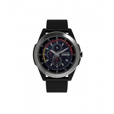 Relojes Viceroy Smart de aluminio negro y brazalete de acero y correa de regalo