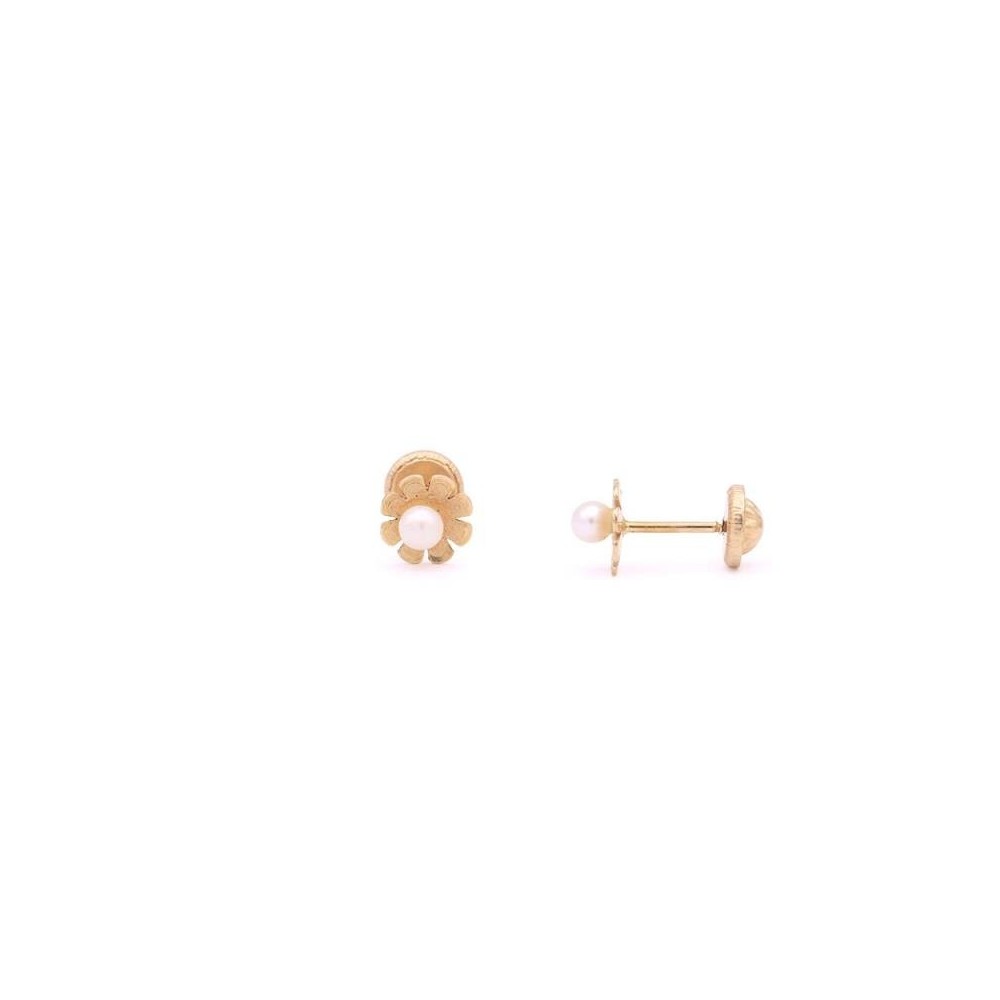 83-145501 - Pendientes perla oro bebe