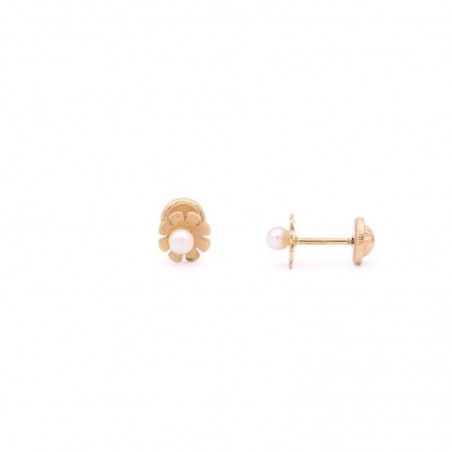 83-145501 - Pendientes perla oro bebe