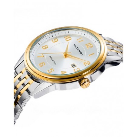 401151-85 - Reloj Viceroy de Hombre Brazalete de acero e ip dorado  