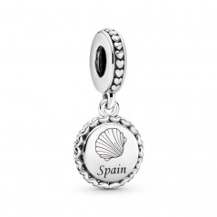 Charm colgante en plata de ley "Spain"