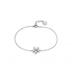 Pulsera Viceroy Jewels de plata de ley Flor con cristales para mujer