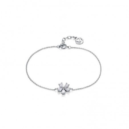 Pulsera Viceroy Jewels de plata de ley Flor con cristales para mujer
