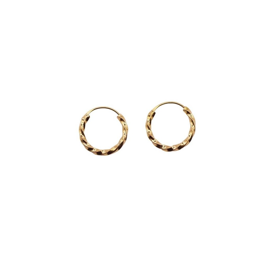 VI-CRI18115/12 - Pendientes aro oro 18k 