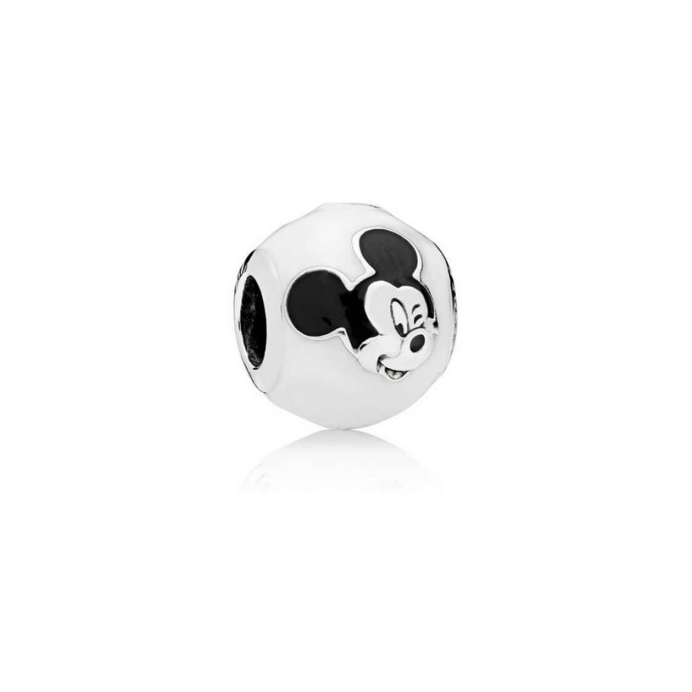 Charm Pandora de plata Mickey Expresivo con esmalte