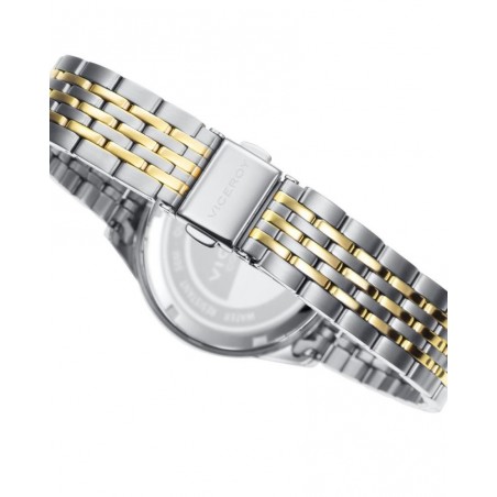 401072-95 - RELOJ ACERO IP DORADO BRAZALETE SRA VA