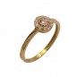 00779 - Anillo de oro 18k con circonitas