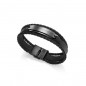 75248P09010 - Pulsera Viceroy Fashion de acero multiple negro para hombre