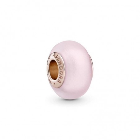 Charm de cristal de Murano Rosa color rosa