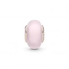 Charm de cristal de Murano Rosa color rosa