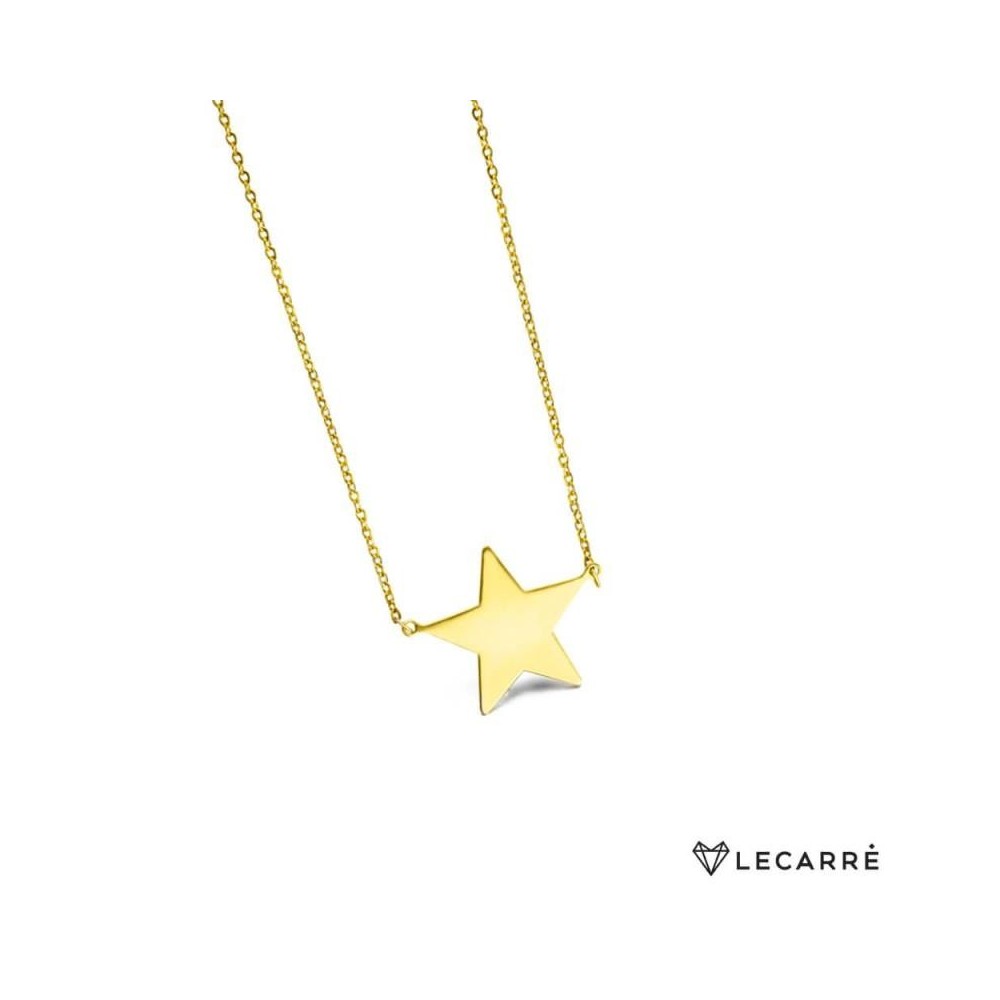 Cadena oro 18K con Colgante Estrella