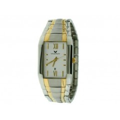 47207-03 - Reloj bicolor acero VICEROY hombre. Esfera blanca.