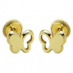 RR-3915 - Pendientes de oro 18k Mariposa