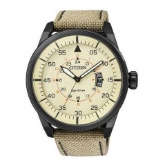 AW1365_19P - Reloj Citizen  de la coleccion Aviator con correa de nylon. Eco Drive